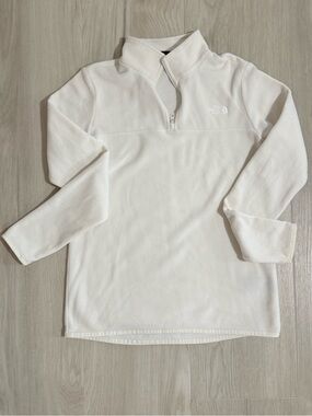 The North Face Cream Half-Zip Fleece Pullover